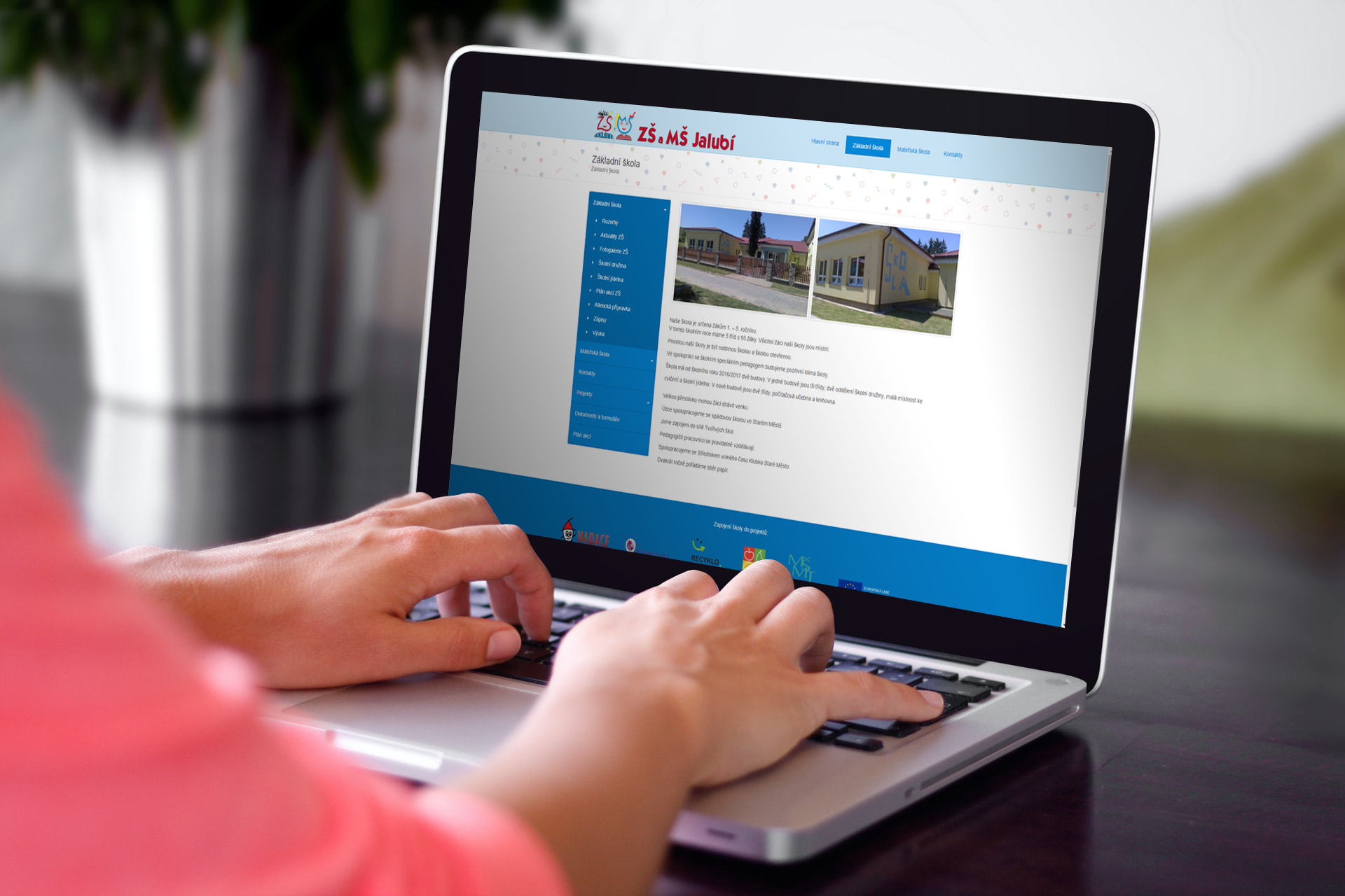 Webové stránky pro neziskové organizace a školy